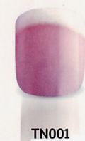 Uas manicura francesa rosas pies Pack 24 Unid. TN001