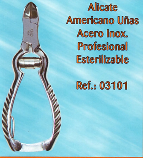   Alicate americano uas acero inoxidable Ref. 03101