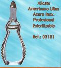 Alicate americano uas acero inoxidable Ref. 03101
