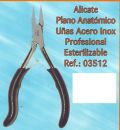Alicate plano anatmico uas incarnadas Ref, 03512