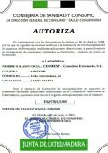 Homologacin Junta Extremadura