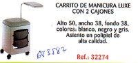 Carrito de manicura Luxe con cajones Ref. 32274