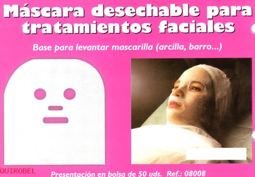   Mscara desechable Tratamiento facial. Ref. 8008