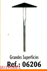   Fresa diamante umbrella, talones y grandes superficies Ref. 06206 