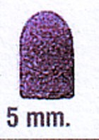 Capuchn esmril de 5 mm. Ref. 06300