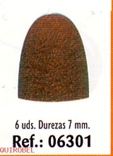   Capuchn esmril de 7 mm.  20 unid Ref. 06301