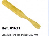 Esptula con mango mediana 20 cm.x 4 mm. Ref.01631
