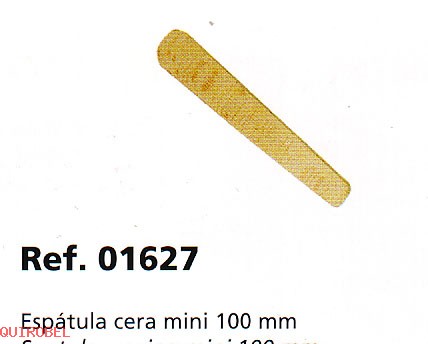   Esptula cera sin mango 100 x 4 mm. Ref.01627