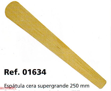   Esptula cera sin mango 250 x 4 mm. Ref.01634