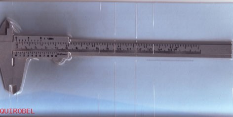   Calibre de PVC para medida de piersing