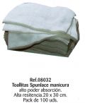 Toallitas manicura Spunlance 100 und. Ref. 8032
